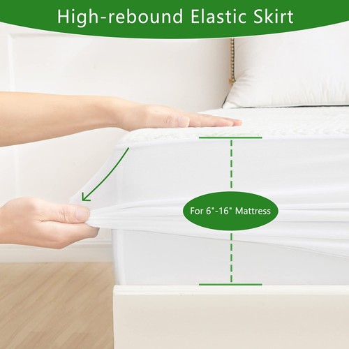 Twin XL Mattress Protector for College Dorm Room Essentials, Back to School B... - Bild 5 von 7