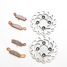 KFX 700 450 Front Right Left HH Sintered Brake Pads Rotor Alba 342 349 137