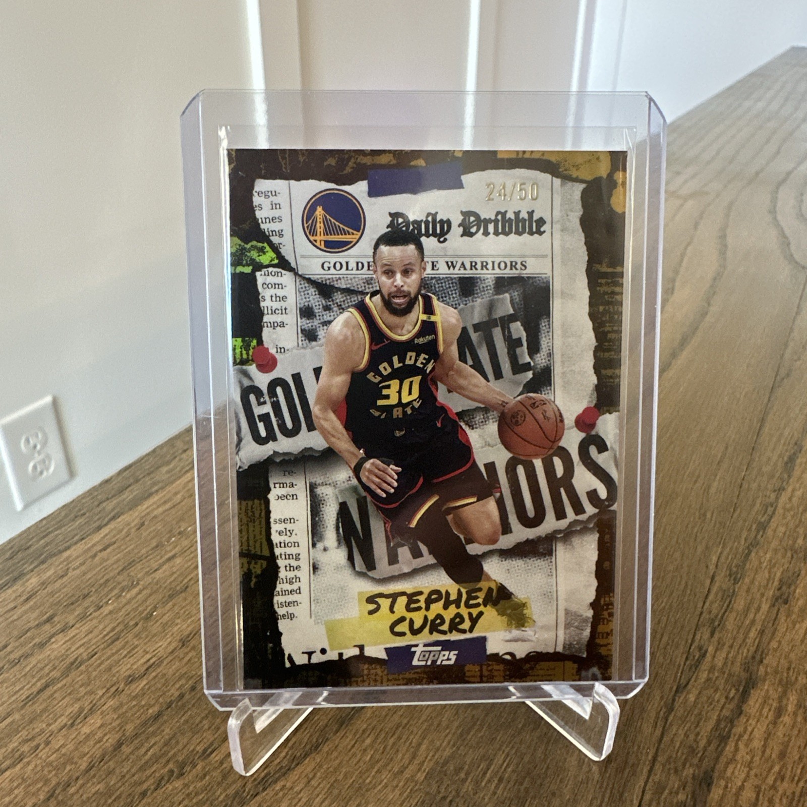 2025-26 Topps - The Daily Dribble Stephen Curry #DD-6 Gold 24/50