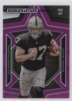 2023 Panini Rookies & Stars Rookies Purple 22/199 Michael Mayer #169 RC 1cx3
