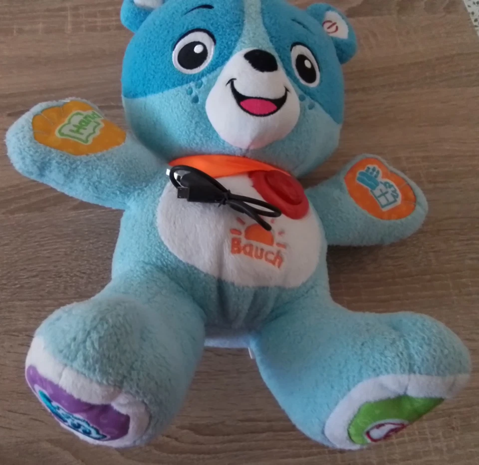 VTech Entdeckerbärchen Blau gebraucht Plüsch