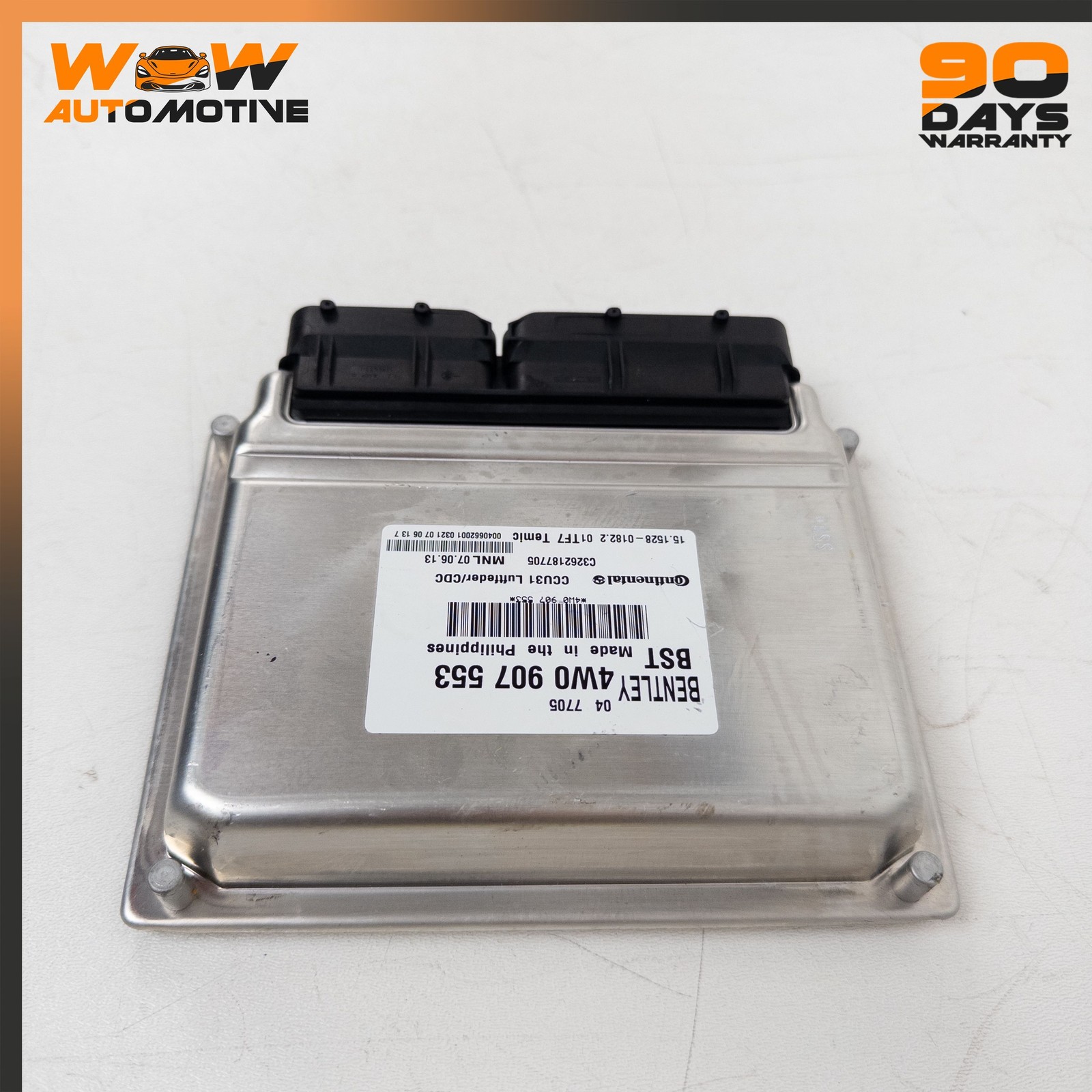 14-19 BENTLEY FLYING SPUR SEDAN AIR SUSPENSION CONTROL MODULE 4W0907553 OEM
