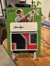 2023 Leaf Perfect Game Baseball Aukai Kea Prospect Patch Auto RC #/10