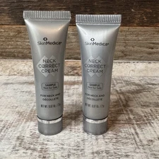 SkinMedica Neck Correct Cream - 2g each – Set of 2 – New
