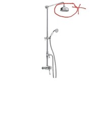 Bristan 1901 RearFed Exposed Chrome Thermost Shower(fixed Showerhead Is Missing)
