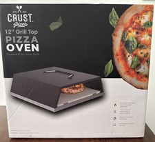 Horno para pizza Crust 12" Grill Top, alimentado por su parrilla, nuevo en caja sellada