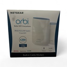 Netgear Orbi Tri-Band WiFi System CBK40 Modem Router Satellite 2.2Gbps 4,000sqft