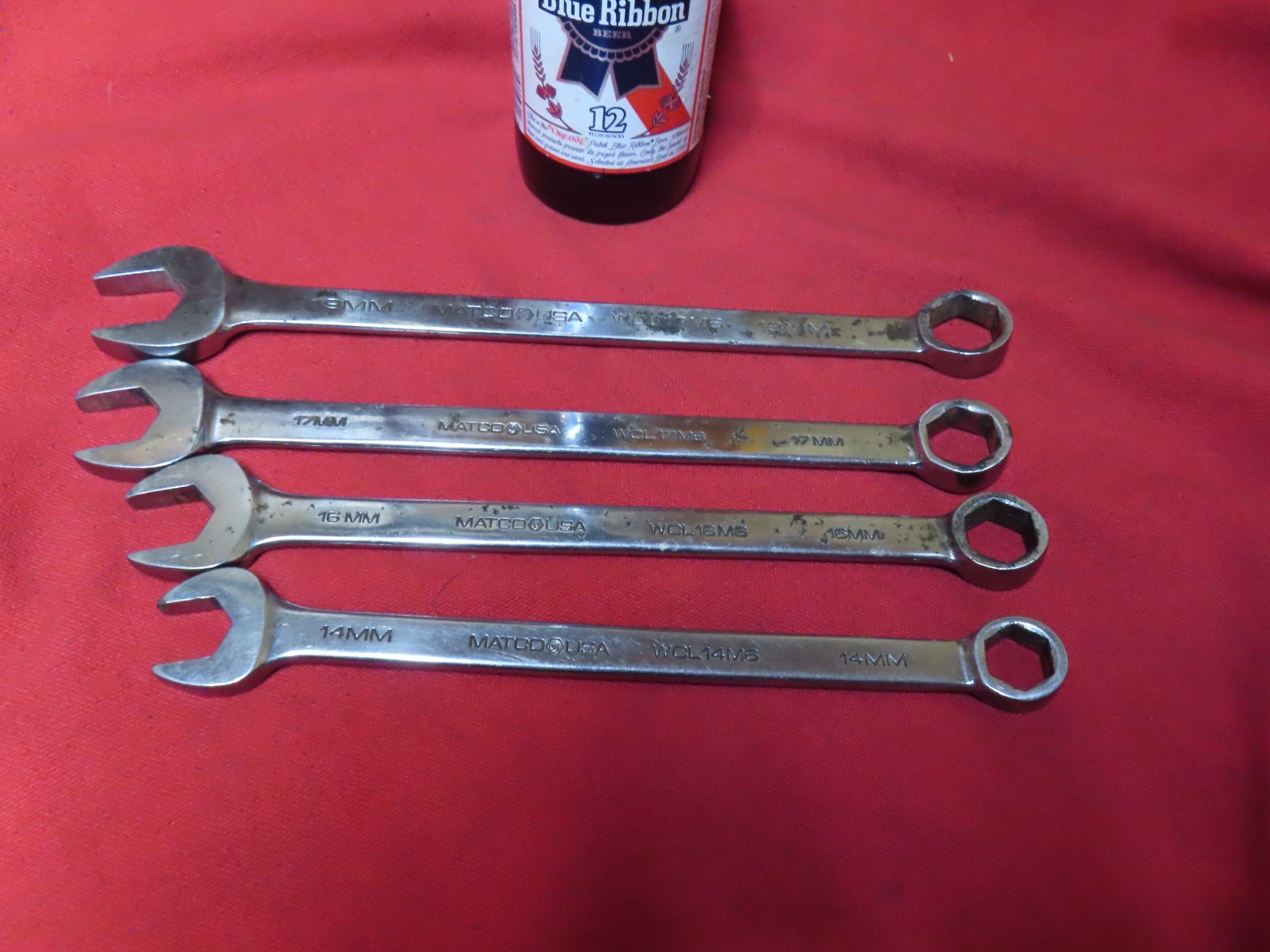 Matco ,WCL 14,16,17,19 Metric Long Comb Wrenches,6pt,USA~AVG+🤠🤠MT2.6.25