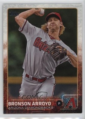 2015 Topps Sparkle Variation SP (Sparkle on Top of Baseball) Bronson Arroyo 0gx4