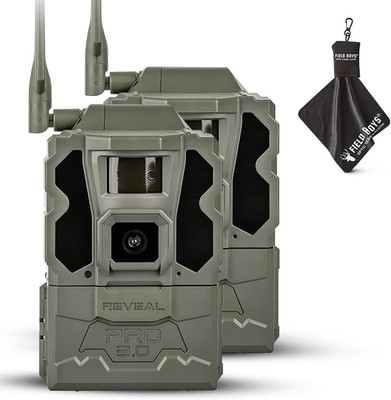 Reveal Pro 3.0 Cellular Trail Camera - HD Photos, Wi-Fi, No-Glow IR, 2PK
