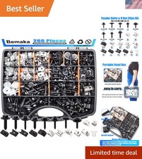 21-Piece Automotive Body Bolt  U-Nut Clips Kit for Easy Repair  Maintenance