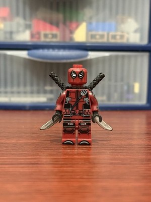 NEW Marvel Deadpool Custom Lego Minifigure Based Off The Deadpool Movie