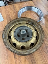 1971 Dodge Plymouth 14x5.5 Rally Wheel Small Pattern 5x4 Dart Duster Demon Dated