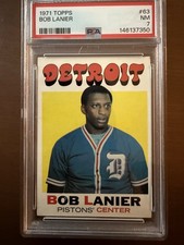1971 Topps Bob Lanier Rookie Card PSA 7. rookie card picture