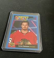 2020-21 Upper Deck - Ud Portraits Rookies Lucas Carlsson #P-96 Platinum Blue /25