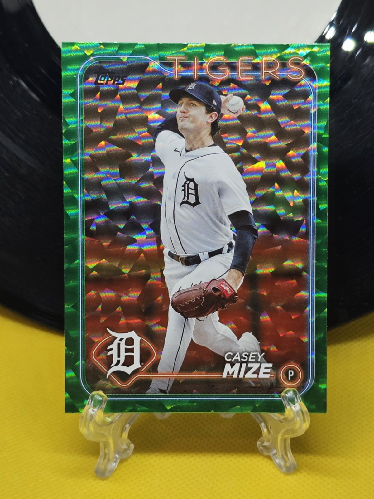 2024 Topps Casey Mize #694 Green Foil /499 Detroit Tigers