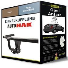 Starre Anhängerkupplung für OPEL Antara 06.2011-08.2017 Typ L07 Auto Hak NEU