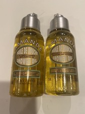 L'Occitane Amande Almond Shower Oil With Almond 2.5 Fl Oz Travel Mini Set Of 2