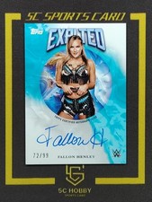 2025 Topps Exalted WWE Auto 72/99 Fallon Henley FCFZ