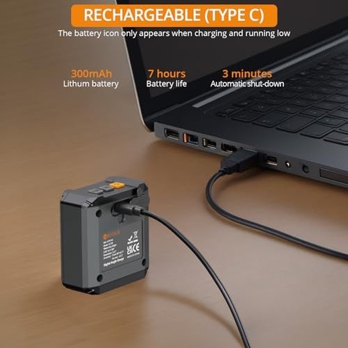 Neoteck Digital Angle Finder with Magnetic Base, IP54, Rechargeable
