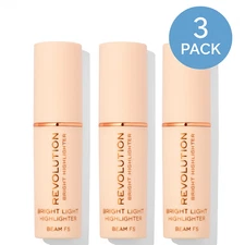 Revolution Bright Light Highlighter Beam F5 0.08 oz 3 Pack New