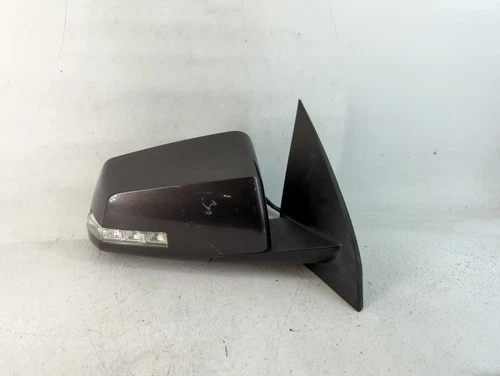 2013 Gmc Acadia Passenger Right Side View Power Door Mirror Dark Grey LTKNR