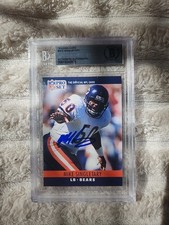 1990 Pro Set - Mike Singletary #57 On Card Autograph Chicago Bears