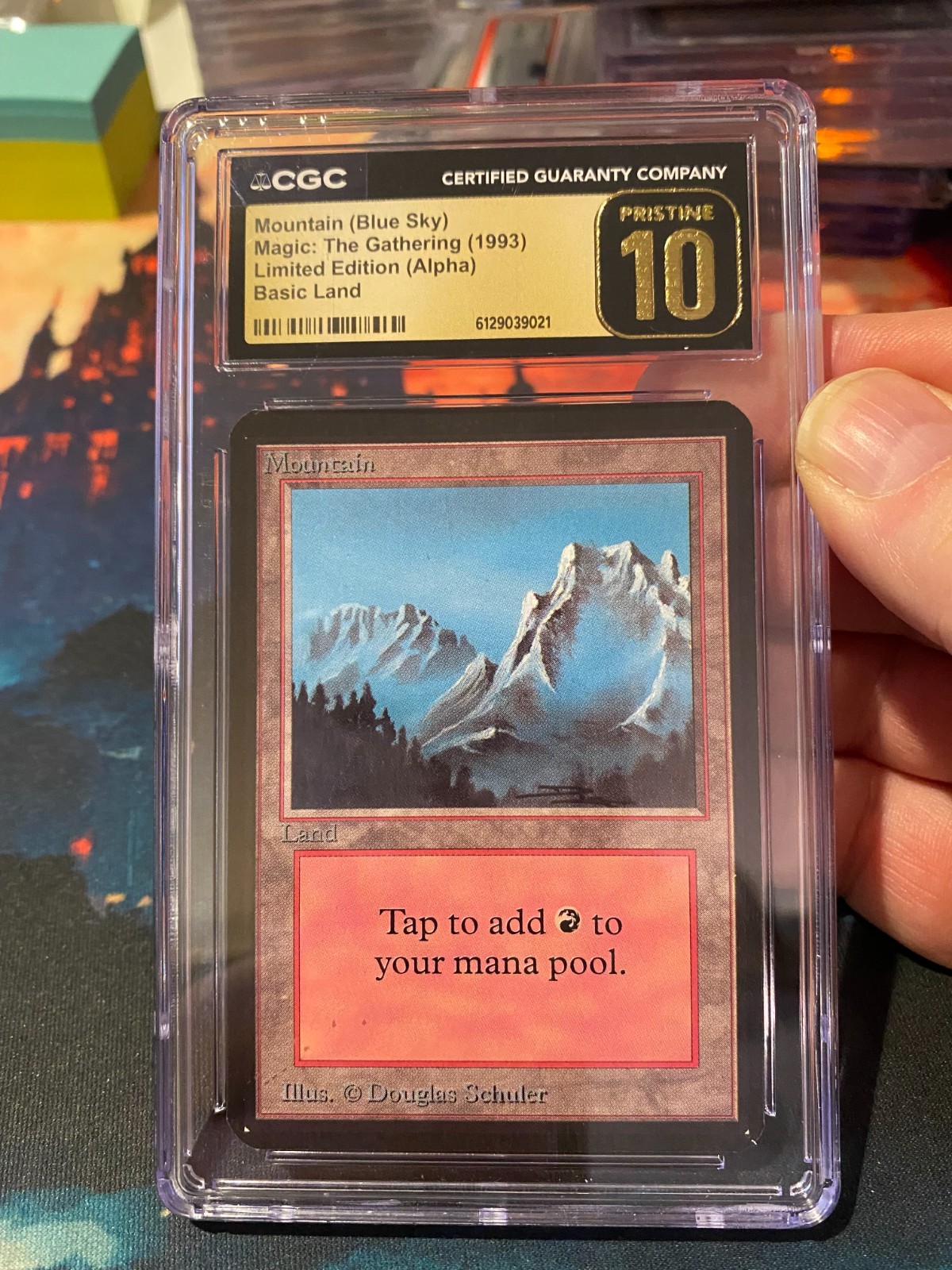 MTG Alpha Mountain Blue Sky CGC 10 Pristine