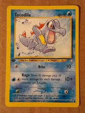 Pokemon Totodile 80/111 Neo Genesis 1st Edition LP-MP See Pictures on eBay