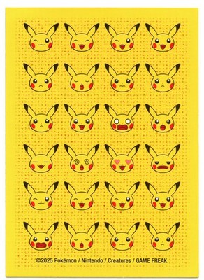 x1 Pikachu Moods Faces - Individual Card Sleeve Pokemon Center Pokemon TCG