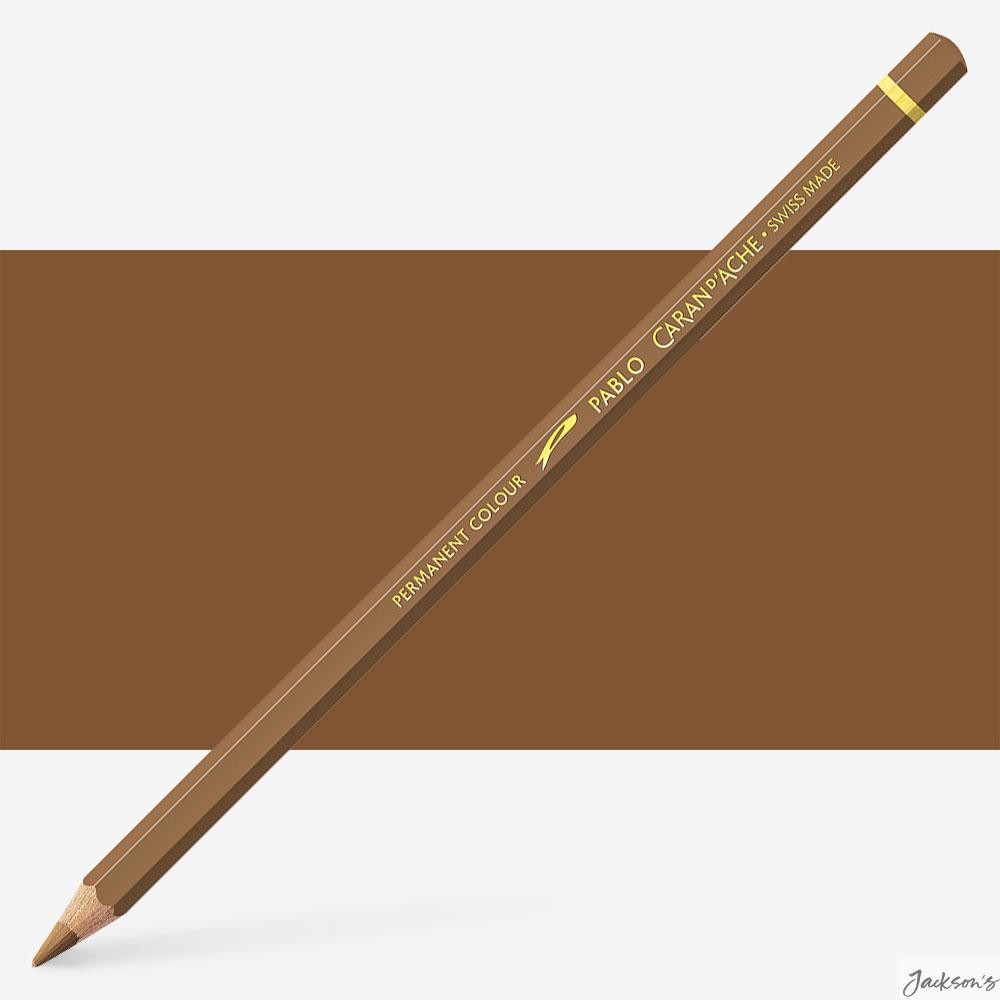 Caran d'Ache Pablo Coloured Pencil Brown Ochre 037 Artist Drawing Tool