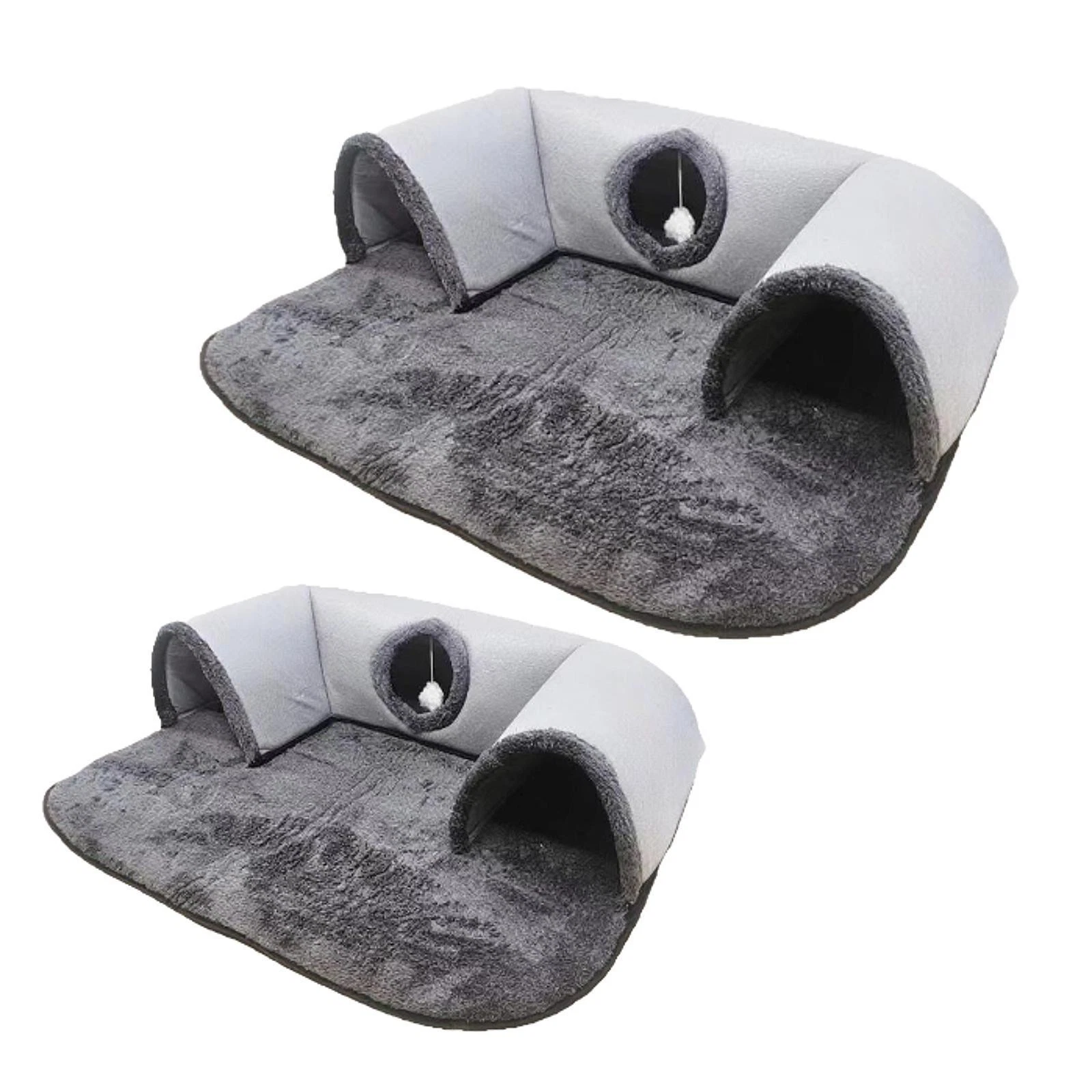 Winter Warm Cat Tunnel Bed Interactive for Indoor Cats Outdoor Small Animals