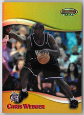CHRIS WEBBER 1999 BOWMAN'S BEST REFRACTOR CARD #353/400!