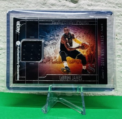+NM-MT+ 2024-25 Silhouette LeBron James 2016 NBA Finals Patch Game Worn Jersey
