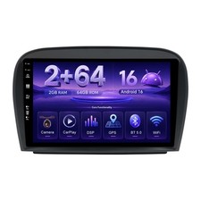 64GB Android 16 Car Stereo GPS For Mercedes Benz SL R230 SL350 SL500 SL300 SL550