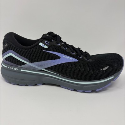 Brooks Ghost 15 Women's Size 9.5 Black Purple Running Shoes (1203801B011)