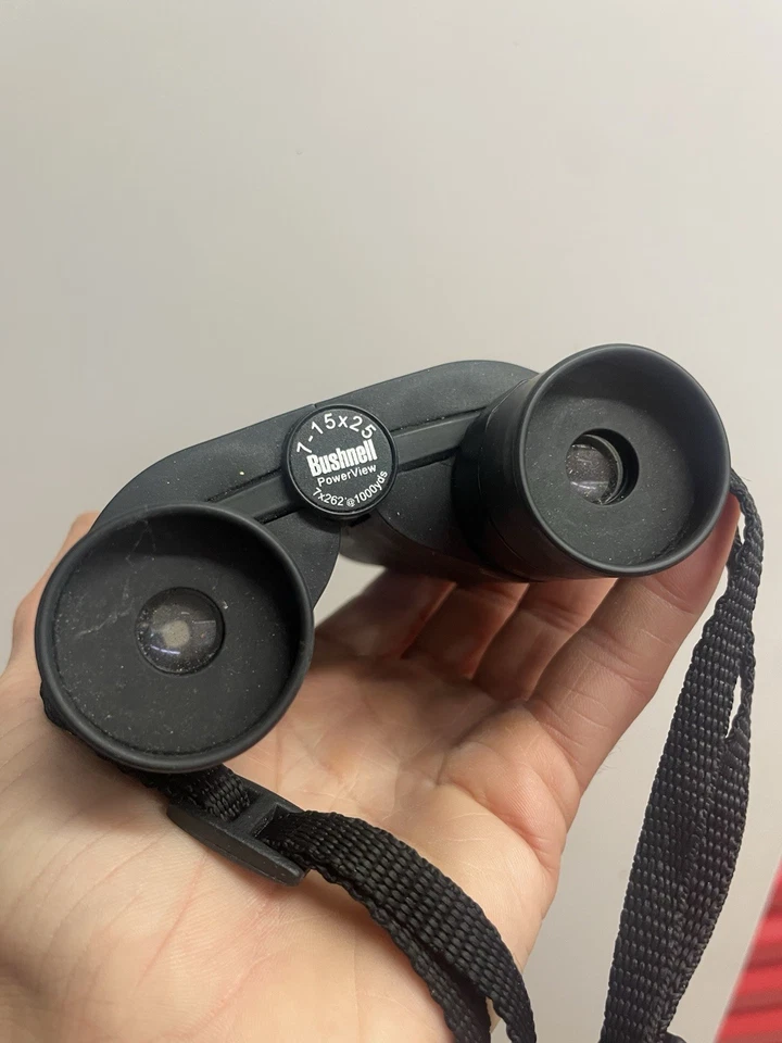 Bushnell Powerview Black 7-15x25 Compact Hunting Binoculars - Image 3 of 4