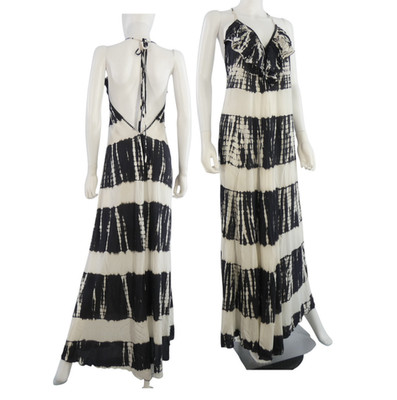 Summer Maxi Dress Tie Dye Beach Holiday Salt Design Ibiza Flowy Hacky Hem
