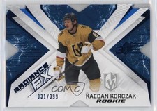 2022-23 SPx Radiance F/X Rookies Blue 31/399 Kaedan Korczak #RFX-95 1kx0