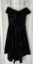 Windsor Dress Black Medium Floral Pattern 