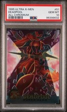 PSA 10 1995 ULTRA X-MEN ALL CHROMIUM #51 DEADPOOL ALL CHROMIUM