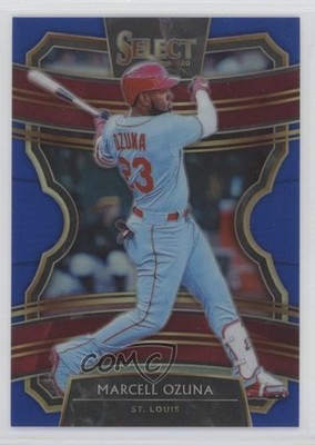 2020 Panini Select Blue Prizm 32/149 Marcell Ozuna #43 0p1n