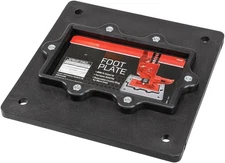 Farm jack base plate, black, 10 inches. 10 inches x 1 inch.