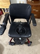 Drive P322 Power Wheelchair Electric/Battery Black/Red Joystick 300 lb Cap