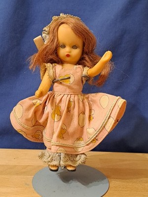 Vtg. ''Little Joan'' Nancy Ann Storybook Doll 6'' w/sleepy Eyes (Cloudy eyes) B44