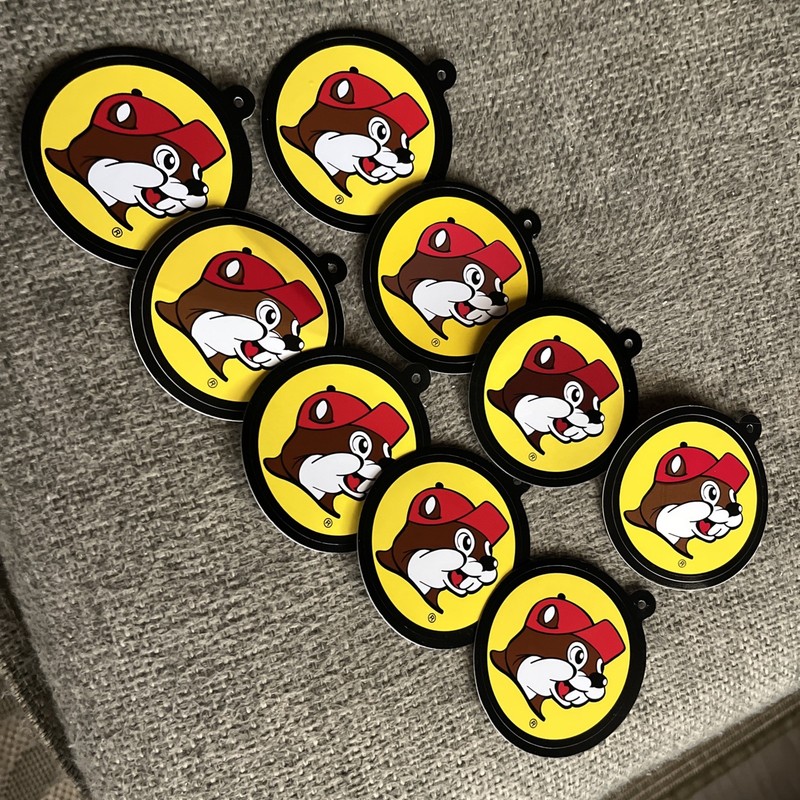 Lot Of 9 Buc-ee’s Stickers!