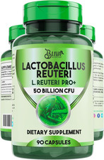 BLIVA Lactobacillus Reuteri Capsules   L Reuteri - 50 Billion CFU per Serving -