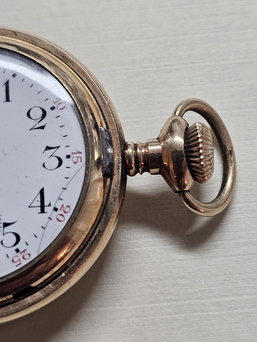 United States Watch Co Pocket Watch w/ B&B Royal Watch Case Gold Filled View 3