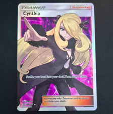 Pokémon TCG Cynthia 148/156 Ultra Prism Ultra Rare Full Art Holo English 2018 on eBay