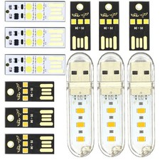 USB Night Lights - 12pcs 4 Kinds Super Bright LED Mini USB Port Portable Nigh...